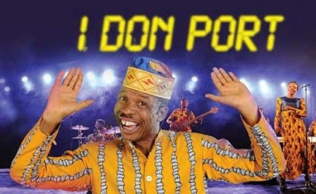 Saka during his MTN 'I don port' promo