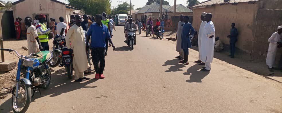 People on the street in Bauchi (PHOTO CREDIT: Punch Newspaper)