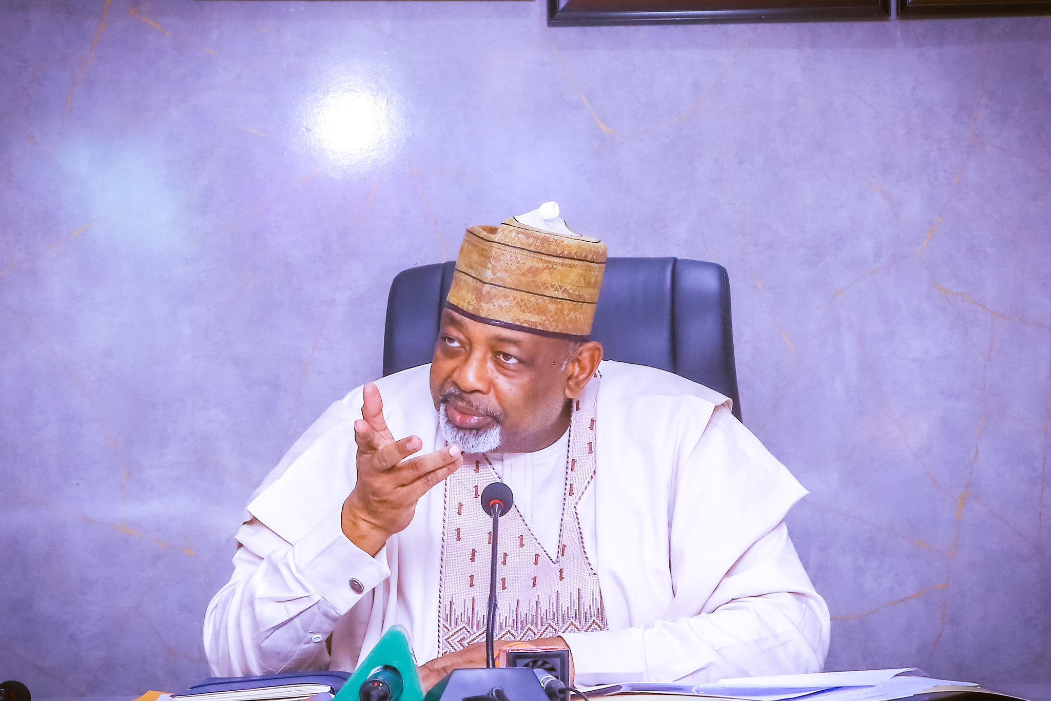 Minister of Agriculture and Food Security, Abubakar Kyari. [PHOTO CREDIT: Official X account of Mr Kyari | https://x.com/SenatorAKyari/status/1793753864455250319/photo/1]