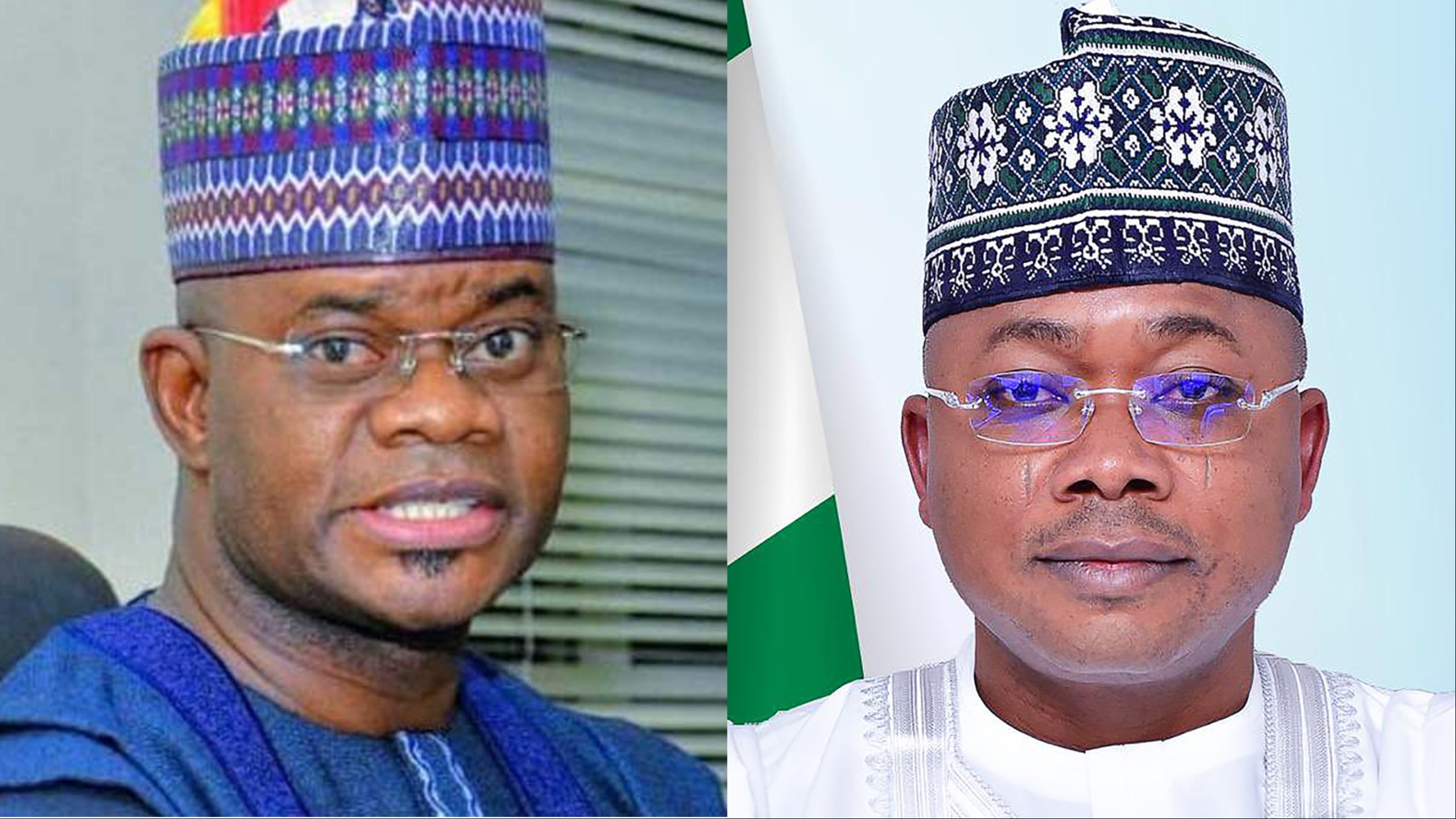 Yahaya Bello and Governor Ododo