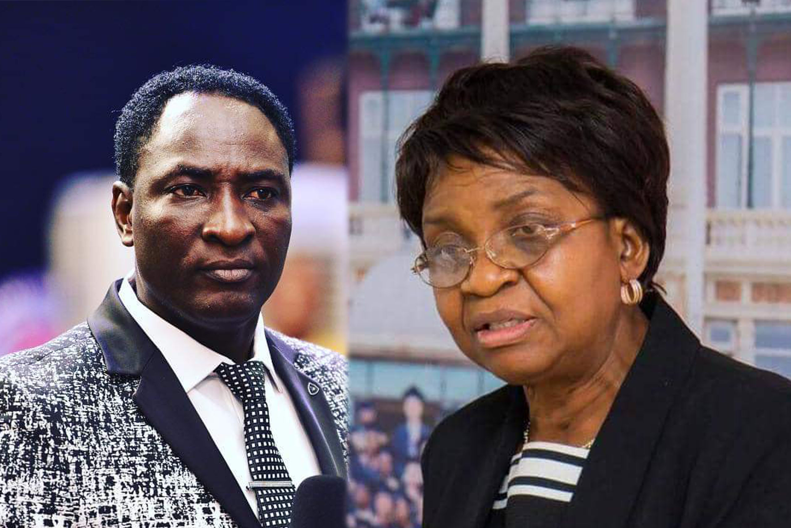 Jeremiah Omoto and Director General of NAFDAC Mojisola Adeyeye